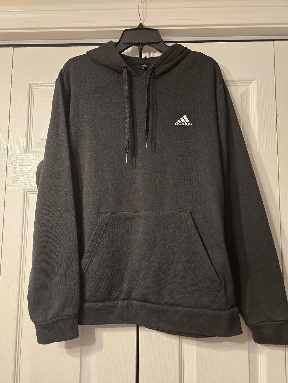 Adidas Golf Women's Black Cotton Pullover Long Sleeve Hoodie With Logo Size L